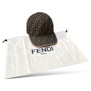 FENDI FF Motif Baseball Cap (O/S)